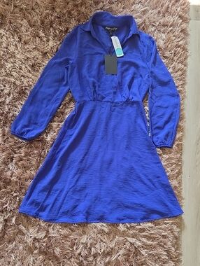 Montgomery Post Blue Dress NWT